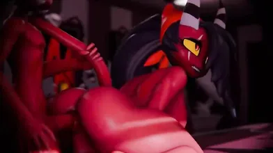The Furry Four-way - Moxxie+Stacy +Bunny+and+Sallie May: A Hentai Reward!
