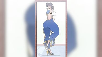 "The Naked Yoga Master and Her Thick Thigh Flexion"