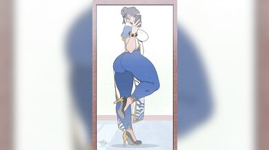 "The Naked Yoga Master and Her Thick Thigh Flexion"