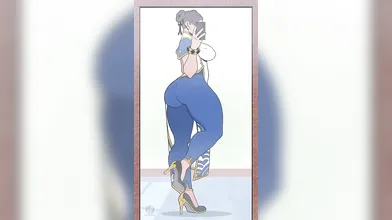 The Naked Yoga Master and Her Thick Thigh Flexion