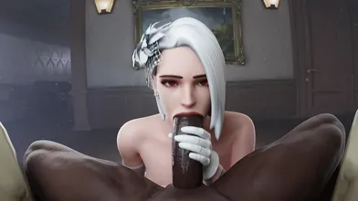 'Ashe's Wedding Bonus - Blowjob Blacked 3D HD'