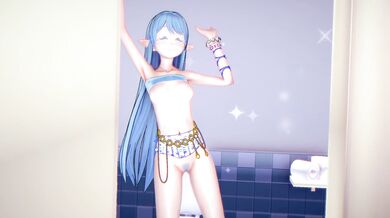 "Deepthroat Delights: Elise's Rabbit Hole Dance"