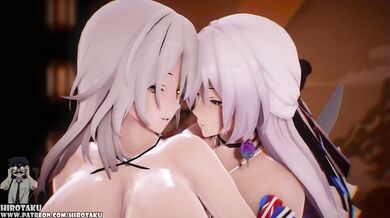 "Hentai Railroad: Bronya and Stelle - Hilichurl's Sex Attack"