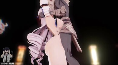 "Hentai Railroad: Bronya and Stelle - Hilichurl's Sex Attack"