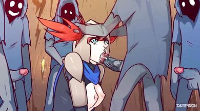 'Rewritten! Jean from Fandel Tales BJ Scene with Derpixon'