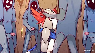 'Rewritten! Jean from Fandel Tales BJ Scene with Derpixon'