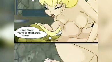 '"Dirty Momma" Stella, the sexy maid, seduces Flora in an explosive hentai episode of "Winx Club."