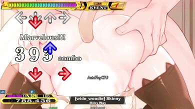 "A night out at the club leads to a sexy, sweaty dance-off between two skinny girls in their underwear."