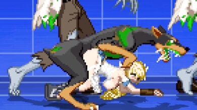 'Unleashed Werewolf Cumshot: The Undead Honeymooners'