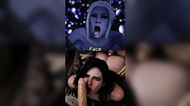 'Yennefer and Mintha Go Head-to-Head in a Heated Battle of Lustful Desire'