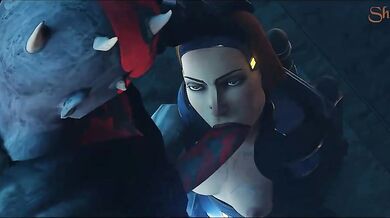 Want to see how a royal princess gets pleasure in the bedroom? Watch this steamy porn video of a queen getting serviced by her loyal subjects!