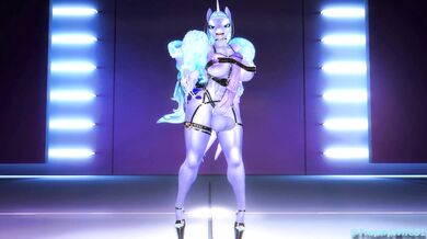 "The Sensual Stallion: Luna and Her Pony Dance!"