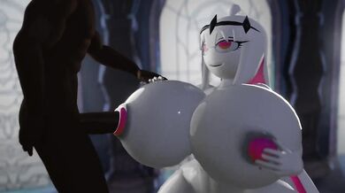 Horny guy pierces Nikusa's nipple with his massive cock.