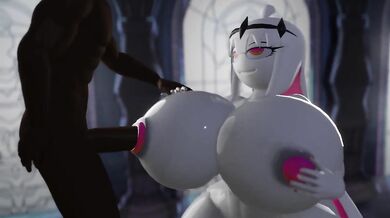 Horny guy pierces Nikusa's nipple with his massive cock.