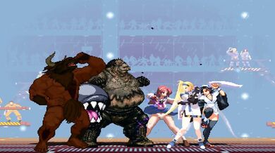 'The Hentai Adventures of Kuromaru, Minotaur, and Buta vs. Millia, Athena, and Iroha (Get Tagged)!'
