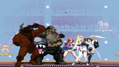 'The Hentai Adventures of Kuromaru, Minotaur, and Buta vs. Millia, Athena, and Iroha (Get Tagged)!'