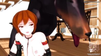 'Meiko and her big dog bounce' SFX '[????????] Poor Fish RX' 4k