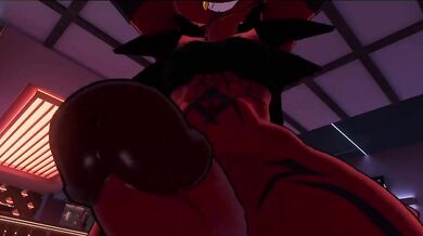 'Bouncy breasts and sexy thighs swaying to the beat, the Femboy and foxy dancer groove to their own tune with unbridled passion.'