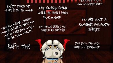 'SmuttyFairyGirl's Futanari Fertility Goddess Noroko Enjoys Giant Balls in a Pre-sex Scene Animation'