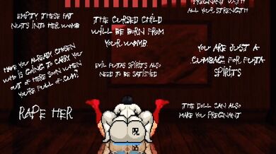 'SmuttyFairyGirl's Futanari Fertility Goddess Noroko Enjoys Giant Balls in a Pre-sex Scene Animation'