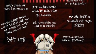 'SmuttyFairyGirl's Futanari Fertility Goddess Noroko Enjoys Giant Balls in a Pre-sex Scene Animation'