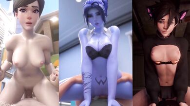 "Busty Boss and Her Subordinates: A Tracer and Widowmaker PMV"