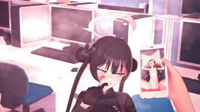 WATCH! This sexy anime girl Kisaki gets NAUGHTY with her robotic friend NTR in the most HENTAI way possible!