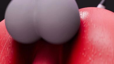 'Busty Blonde Slut Gets Fucked Hard in the Ass by Two Huge Black Dildos, Made for Monster Cocks[HD Animated]'