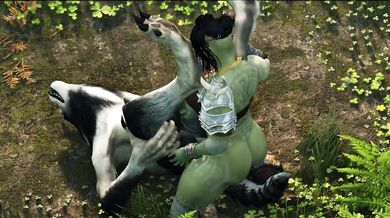 "The Orc and the Futa Werewolf: An Erotic Tale of Bestiality and Interspecies Romance"