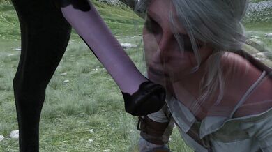 'The Beautiful Witch, Ciri rides her Magical Unicorn | Hentai Porn '