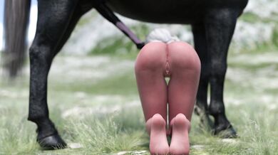 'The Beautiful Witch, Ciri rides her Magical Unicorn | Hentai Porn '