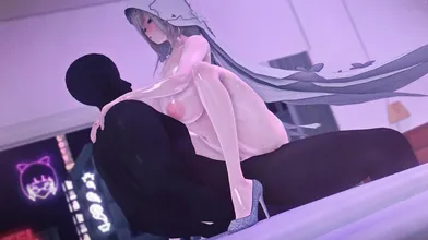 "Riding a Sexy Cowgirl with Nylon Koi and Aponia [Without Tattoo]"