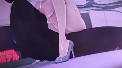 "Riding a Sexy Cowgirl with Nylon Koi and Aponia [Without Tattoo]"