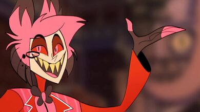 'BDSM bondage anal sex: Alastor's night with porn star Angel Dust (Episode 1)'