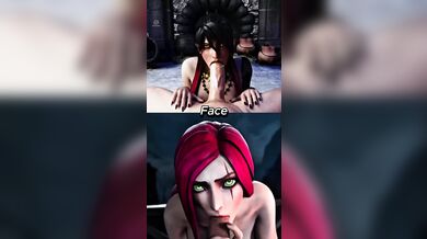 "Breaking the Wheel: Morrigan vs Katarina in a Hentai Battle Royale!"