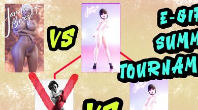 "My Gothic Girlfriend vs. Mommy's Futanari Toons in a Hentai Battle Royale!"