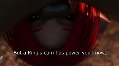 "The Dominant Frog-King Cumming Deep Inside the Mouth of a Voluptuous Elven Maiden as He Discusses Important Matters"