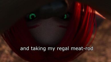 "The Dominant Frog-King Cumming Deep Inside the Mouth of a Voluptuous Elven Maiden as He Discusses Important Matters"