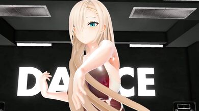 'A Swimsuited Asuna Takes It All' In The Water'