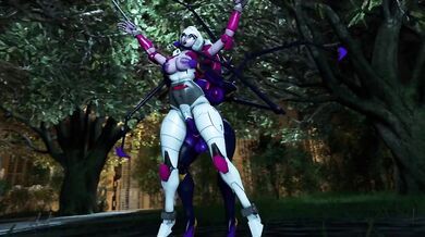 Sarah finds herself in a sticky situation when she gets caught between two futa lovers.