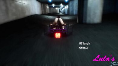 "Sexy Librarian Gets Fucked by Two Horny Drivers After Being Left Stranded on the Side of the Highway!"