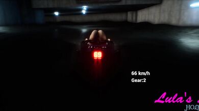 "Sexy Librarian Gets Fucked by Two Horny Drivers After Being Left Stranded on the Side of the Highway!"