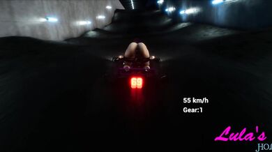 "Sexy Librarian Gets Fucked by Two Horny Drivers After Being Left Stranded on the Side of the Highway!"