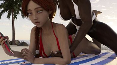 "One-night Stand in the Park with RedvoidCgi (Teen Girl Creamed and Got Pregnant)"