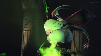 Sexy schoolgirl gets possessed by a demon and performs a ritual of fertility with her teacher in his office