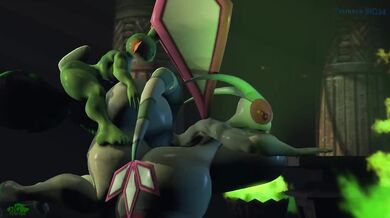 Sexy schoolgirl gets possessed by a demon and performs a ritual of fertility with her teacher in his office