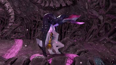 "Getting a Riveting Throat Fuck by Evelynn"