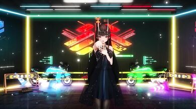 "Asuna and Shino in the Neko Cafe: A Feline Fantasy"