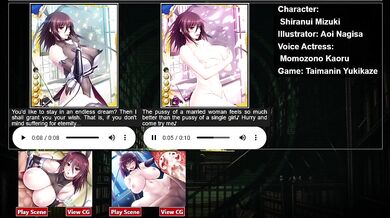 "Wet Spring Kiss: Shiranui Mizuki's Hentai Scene with Taimanin Asagi in the Battle Arena"