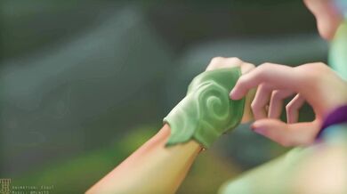 'Unleashing the Beast Within: Lillia and her Favorite Stick'